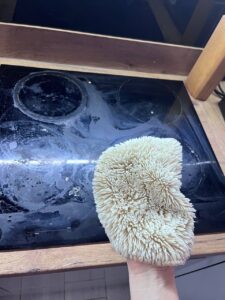 indukcja wymyta dzięki wodzie i mikrowłóknom