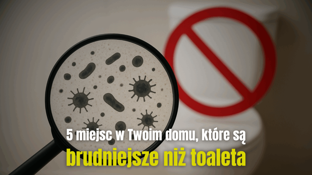 5 miejsc w domu, które są brudniejsze niż toaleta