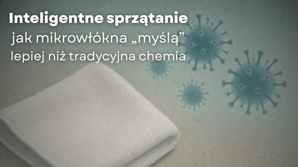 Intelientne sprzątania - jak mikrowłókna "myślą" lepiej niż tradycyjna chemia