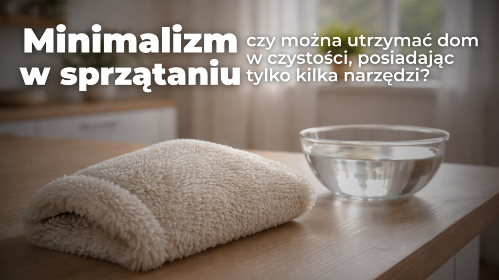Minimalizm w sprzątaniu: czy można utrzymać dom w czystości, posiadając tylko kilka narzędzi?