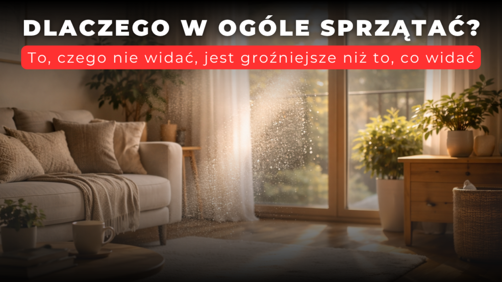 Dlaczego w ogóle sprzątać? To, czego nie widać, jest groźniejsze niż to, co widać