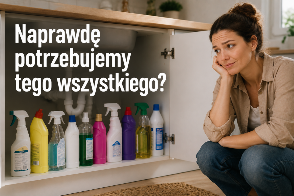 Czy sprzątanie musi wymagać tyle różnych produktów?